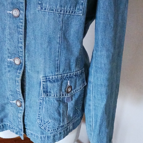 Sigrid Olsen Light Blue Denim Jacket - Picture 6 of 14